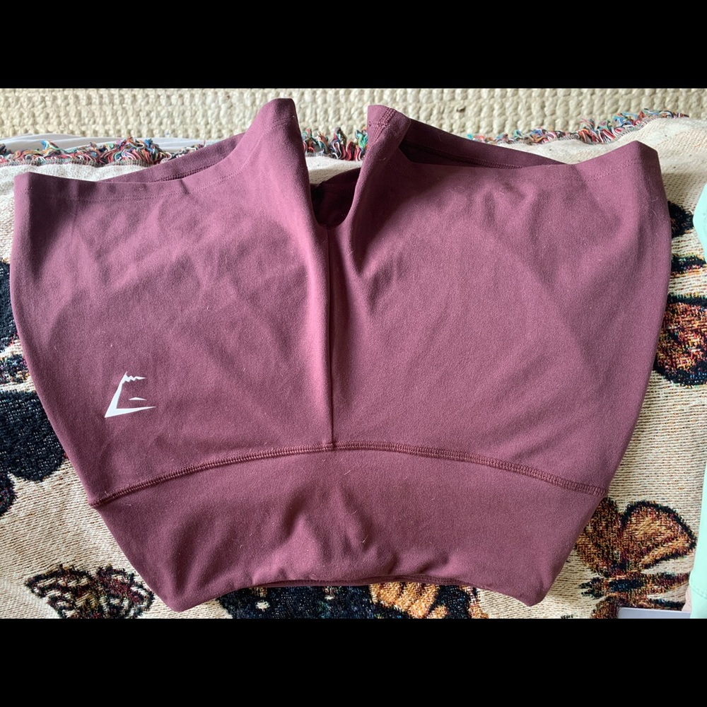 Gymshark dreamy shorts maroon